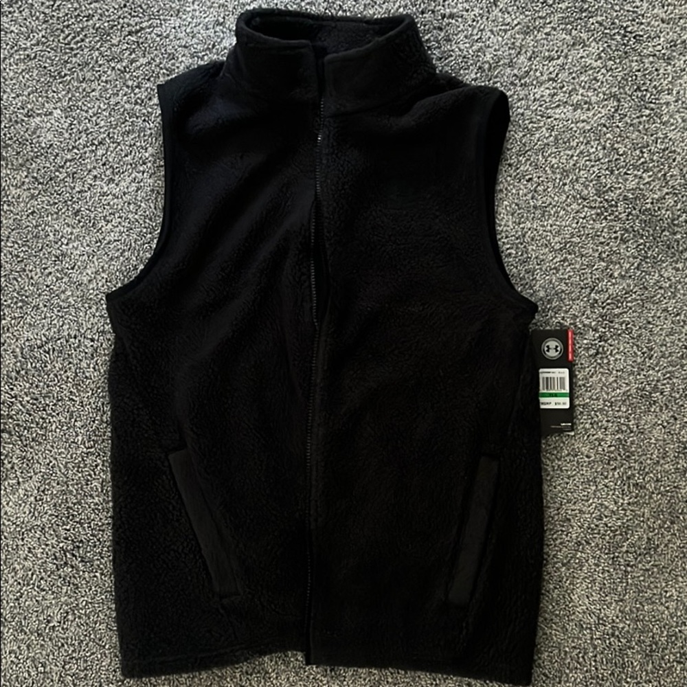 Black, Fleece, Youth L Vest
